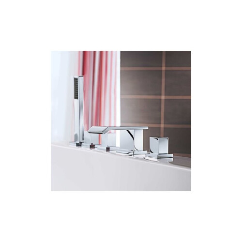 NES Home Devon Waterfall Bath Shower Mixer Tap Chrome 1