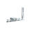 NES Home Devon Waterfall Bath Shower Mixer Tap Chrome 1