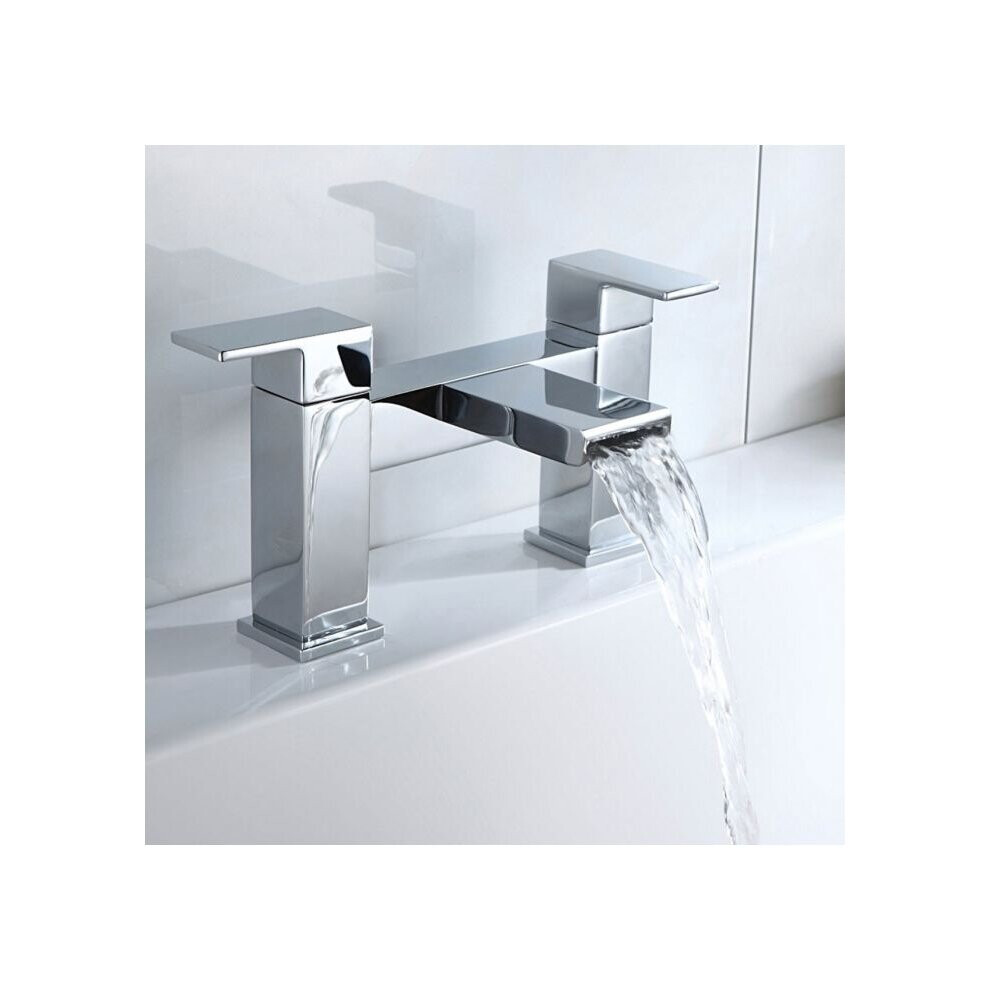 Saturn Waterfall Bath Filler Mixer Tap 5060920923457