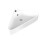 NES Home Tulla 575 x 430mm Triangle Corner Wall Hung Basin Sink 5