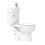 NES Home 2 in 1 Compact Combo Basin and Close Coupled Toilet 4