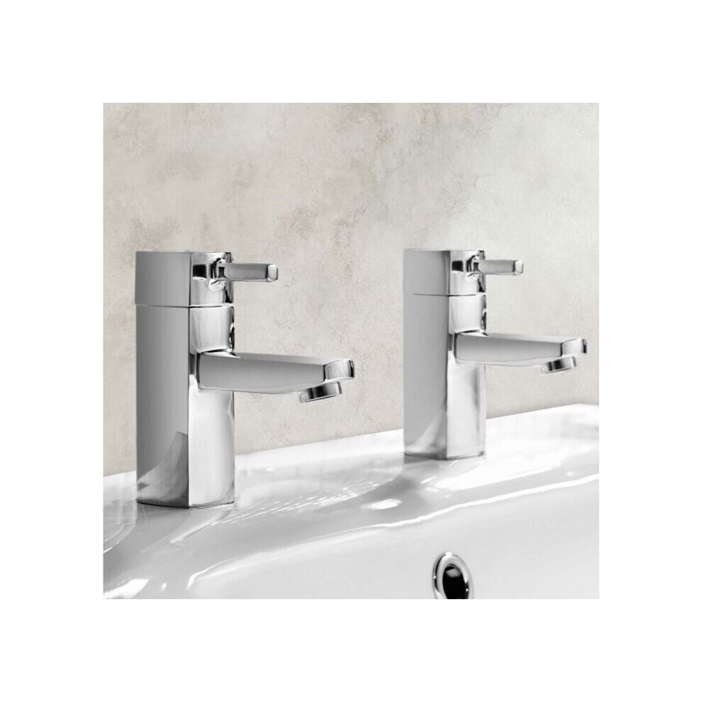 Boston Hot & Cold Twin Basin Taps