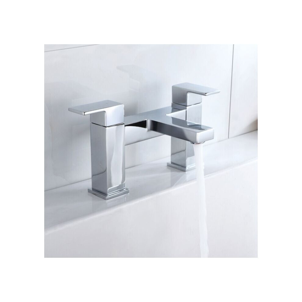 Brayton Square Bath Filler Mixer Tap