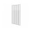 NES Home Parga 800 mm Bath Shower Screen with 4 Reversible Glass Folding Door 5