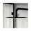 NES Home Matte Black Round Rainfall Modern Overhead Shower Slim Head 250mm 2