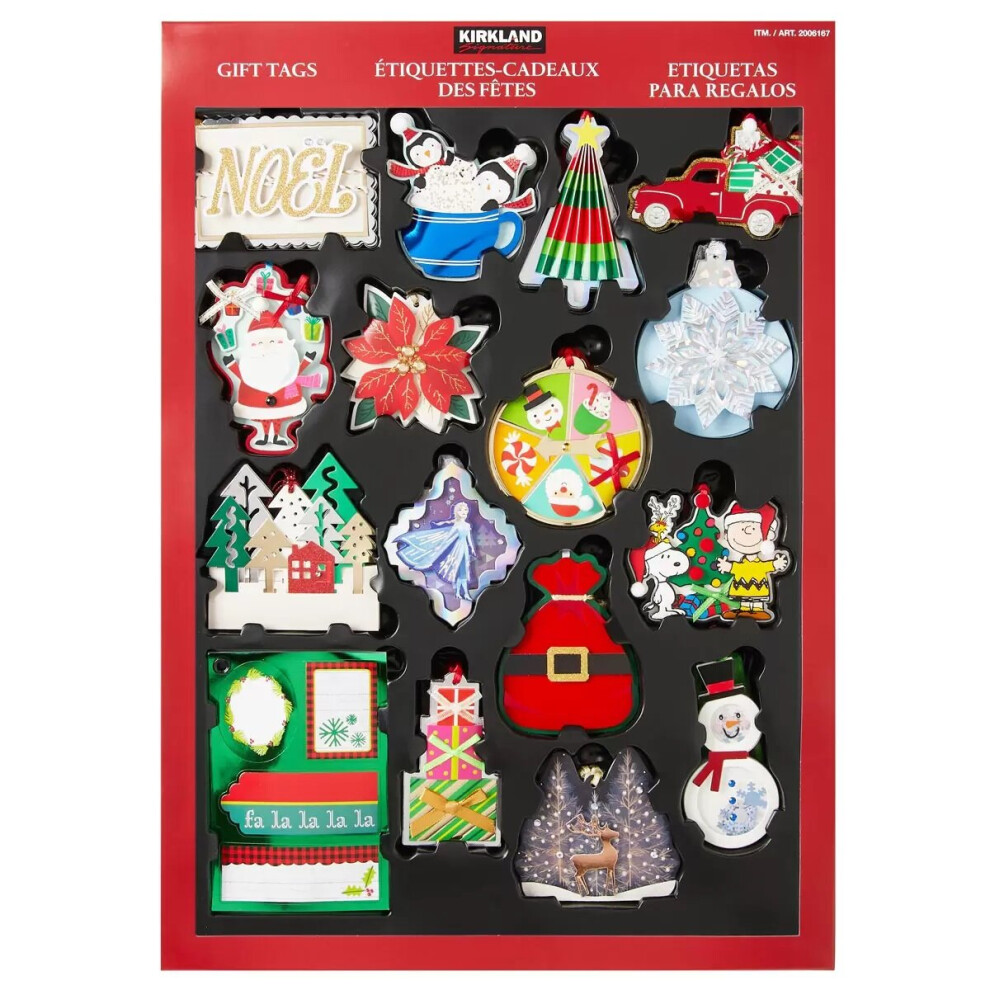 Kirkland Signature Deluxe Christmas Gift Tags - 84 Pack