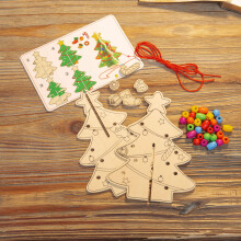 Widdop DIY Wooden Christmas tree Childrens Arts & Crafts Decoration