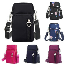 Sports Oxford Cloth Lightweight Mini Crossbody Pouch Women Phone Bag Arm Pack