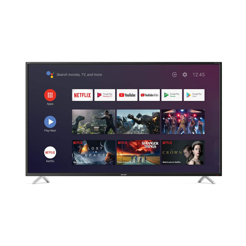 Sharp Sharp 50" Inch Ultra HD 4K LED Smart Android TV with Google Assisstant - Black