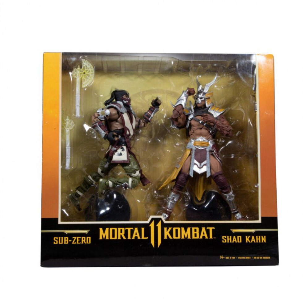 Sub Zero vs. Shao Khan Mortal Kombat 11 McFarlane Toys Action Figure 2-Pack