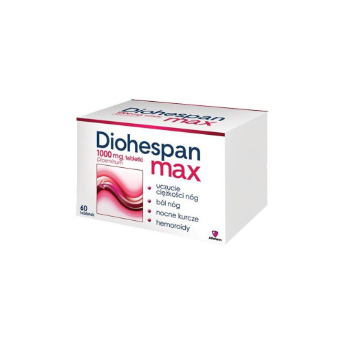Diohespan Max 1000 mg, 60 Tabl,  Leg Fatigue