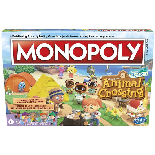 Hasbro Animal Crossing Monopoly -lautapeli
