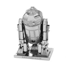 (Silver, 2.73“*1.75”*1.36“) 3D Model Kits Puzzle Stainless Steel Metal Assembling Model 3d Mosaic Robot Metal