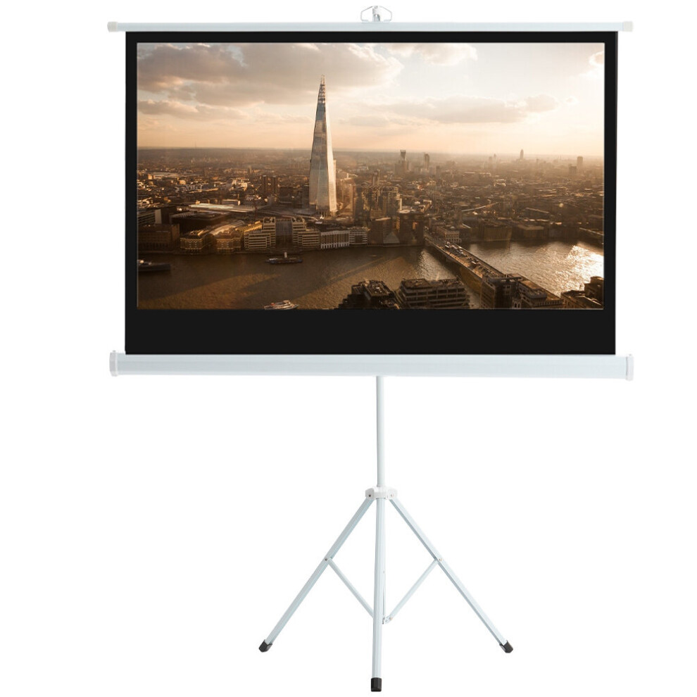 (84 in) Tripod Screen Stand Projector Display HD Cinema Home School