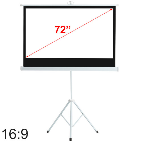 Living And Home (72 in) Tripod Screen Stand Projector Display HD Cinema Home School 2