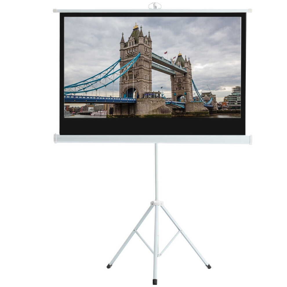(72 in) Tripod Screen Stand Projector Display HD Cinema Home School