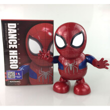 (Spiderman 1) Dance Hero Bumblebee Batman Spiderman Electric Robot Toy