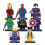 8 Pcs Marvel Avengers Super Hero Comic Mini Figures Dc Minifigure Gift Fits Lego 2