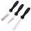 3pcs Stainless Steel Spatula Palette Knife Set Decorating Tools Kit 8