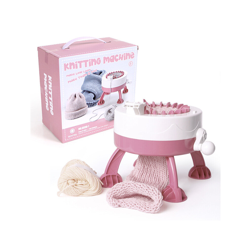 (22 Needle Pink) Hand Knitting Machine | Circular Knitting Machine