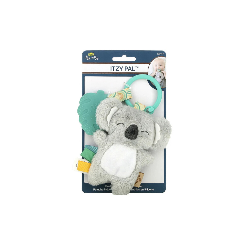 Itzy Ritzy, Itzy Pal, 1 Plush Pal with Silicone Teether, 0M+, Koala