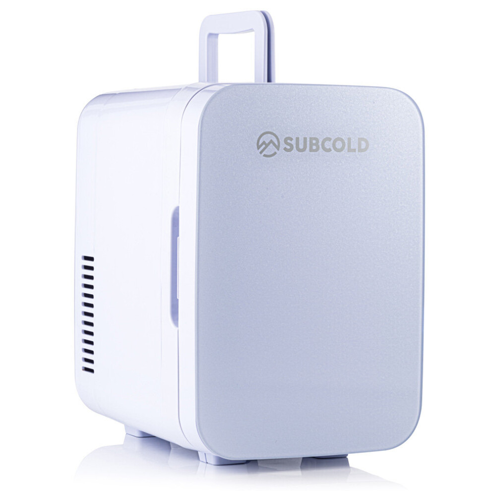 Subcold Ultra 6 Mini Fridge Cooler & Warmer - White | 6L capacity | Compact, Portable and Quiet | AC+USB Power Compatibility