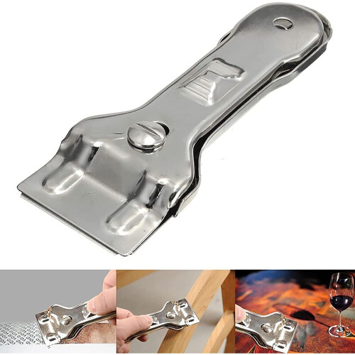 Kitchen Hob Scraper  Cleaning Washing Dirt Remover Rust-Resistant 2