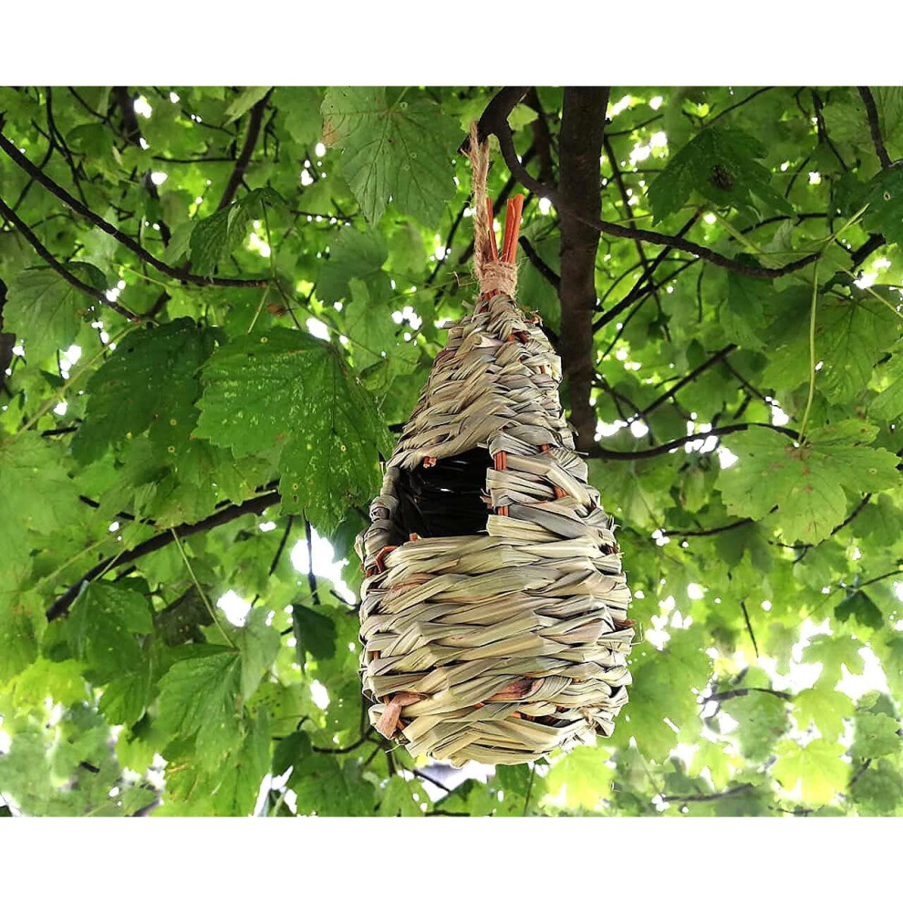 Wicker Nesting Bird House - 5 Pack Bird Box