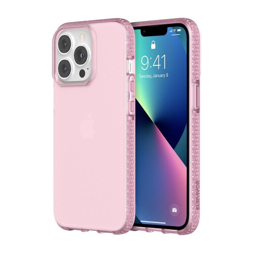 Griffin (Pink, iPhone 13 Pro) Griffin Survivor Clear Case for iPhone 13 series