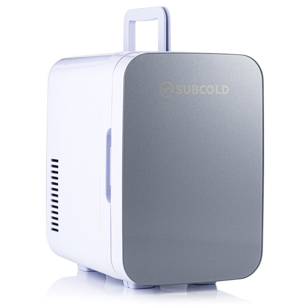Subcold Ultra 6 Mini Fridge Cooler & Warmer - Grey | 6L capacity | Compact, Portable and Quiet | AC+USB Power Compatibility