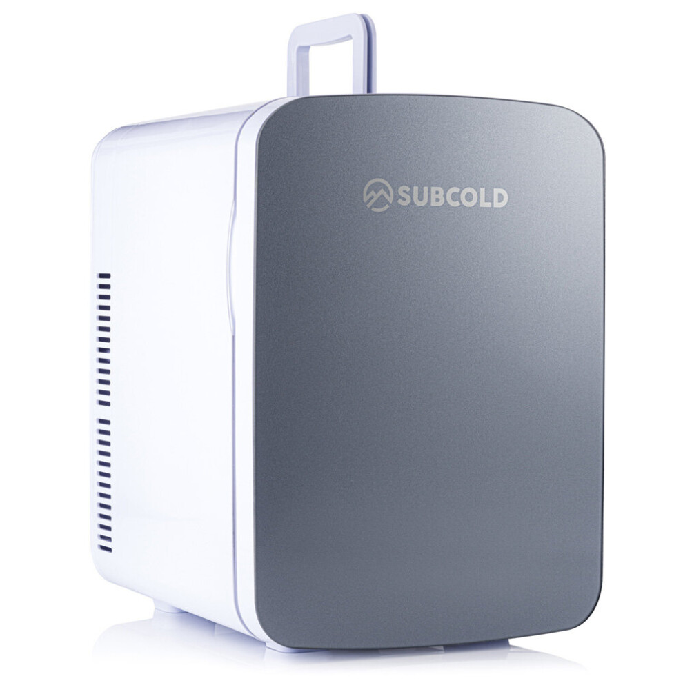 Subcold Ultra 15 Mini Fridge Cooler & Warmer - Grey | 15L capacity | Compact, Portable and Quiet | AC+DC Power Compatibility