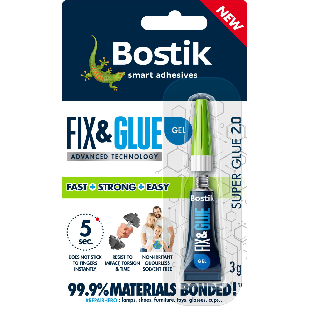 Bostik Fix And Glue Gel 3G