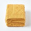 Homescapes (Yellow, 130 x 170 cm) Diamond Cable Knit Cotton Throw 2