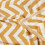 Homescapes (Yellow, 150 x 200 cm) Chevron Cotton Knitted Throw 5