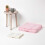 Homescapes (40 x 40 cm, Pink) Cotton Gingham Check Floor Cushion 2