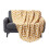 Homescapes (Yellow, 150 x 200 cm) Chevron Cotton Knitted Throw 1