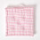 Homescapes (40 x 40 cm, Pink) Cotton Gingham Check Floor Cushion 3