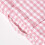Homescapes (40 x 40 cm, Pink) Cotton Gingham Check Floor Cushion 4
