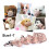 (7#) Plastic Adjustable Pet Dogs Cats Muzzle Basket Design Anti Biting Mouth Cover 5