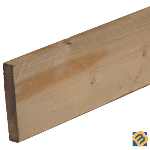 (2.4 meter (2400mm), 26 pieces) Timber Gravel Boards Fencing 22mm x ...