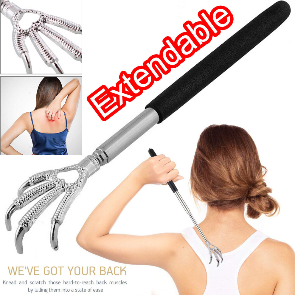 Eagle Claw Back Scratcher Extendable Massager Portable Telescopic