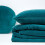 Homescapes (Emerald Green, 150 x 200 cm) Velvet Quilted Throw 5