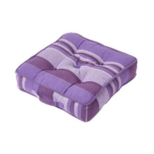 (Mauve) Morocco Striped Cotton Floor Cushion