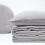 Homescapes (Light Grey, 125 x 150 cm) Velvet Quilted Throw 5