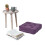 Homescapes (Purple) Rajput Ribbed Cotton Floor Cushion 2