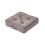 Homescapes (Charcoal Grey) Rajput Ribbed Cotton Floor Cushion 1