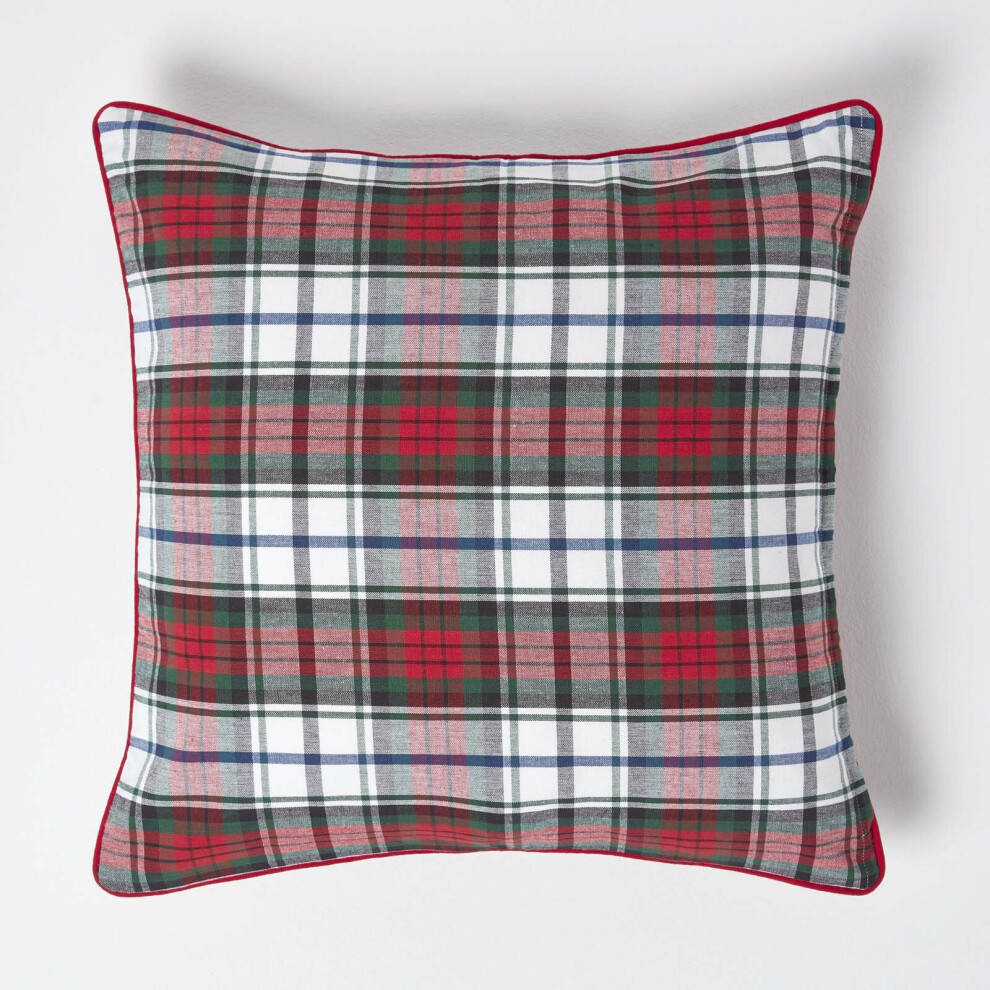 (60 x 60 cm) Cotton Macduff Tartan Cushion Cover-image-OPC-P8G8P8S-NEW