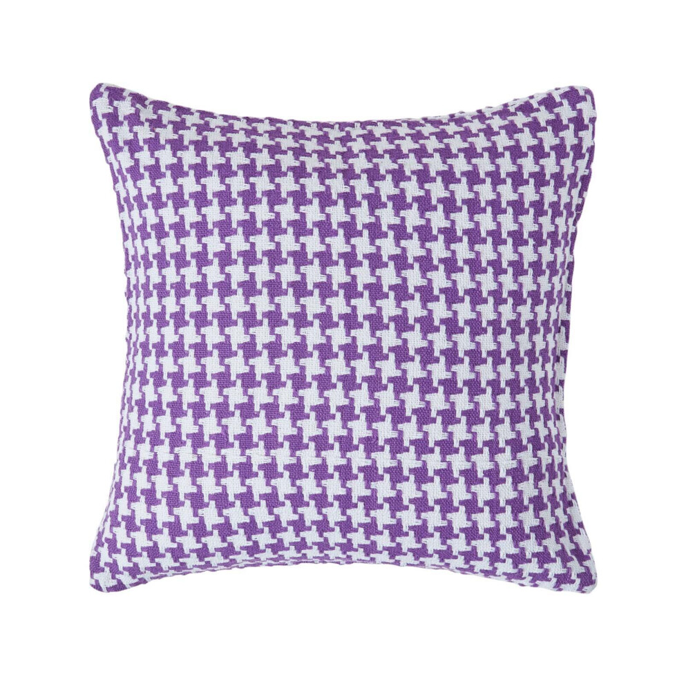 Houndstooth 100% Cotton Cushion Cover