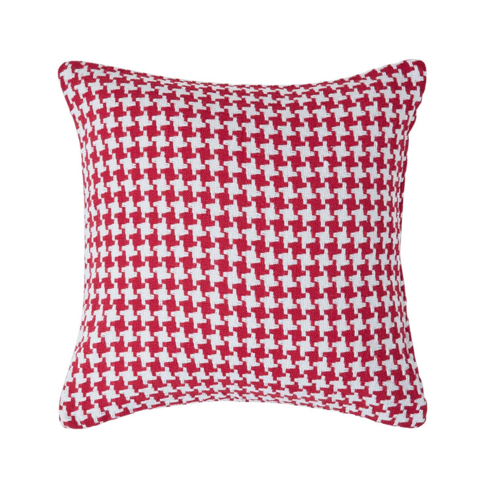 Houndstooth 100% Cotton Cushion Cover