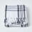 Homescapes (White & Black, 150 x 200 cm) Tartan Check Sofa and Bed Throw 2